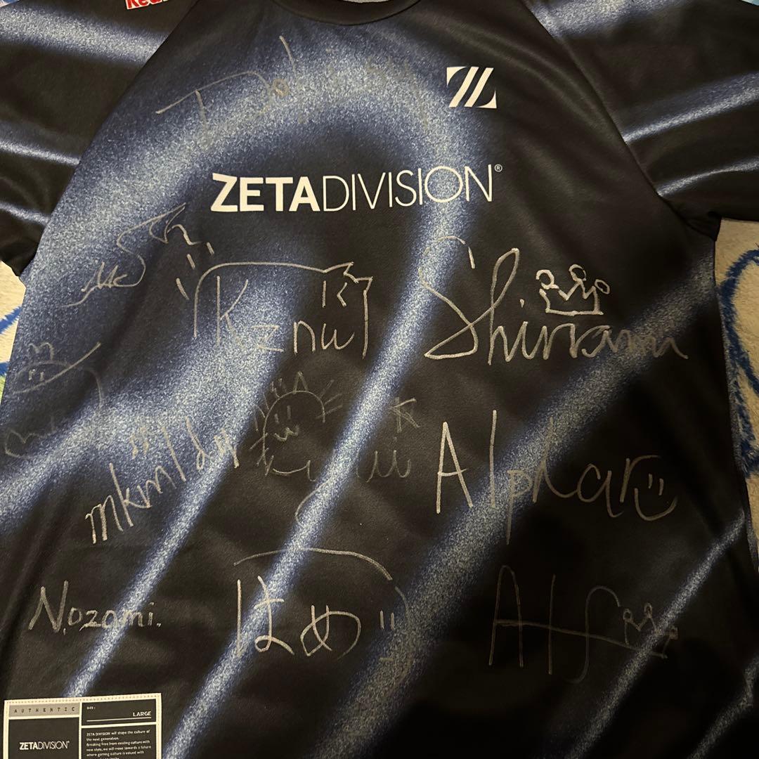 ZETA 第五人格部門 サイン入りユニフォーム