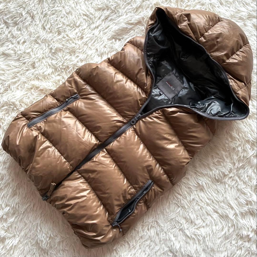 DUVETICA デュベティカ　ダウンベスト　ブラウン　44 Lサイズ