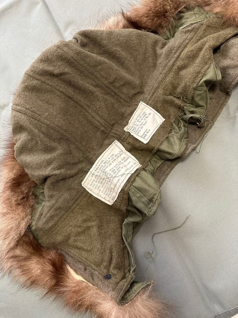 M-51 モッズコート用フード　ワイヤー折れ