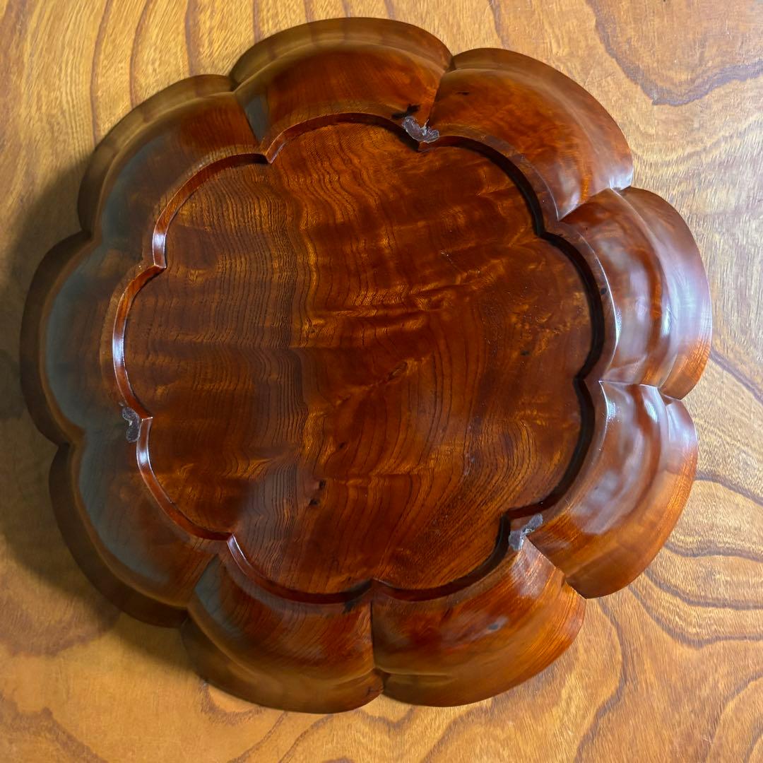 欅拭漆盛鉢 菜畠　雅代　漆器