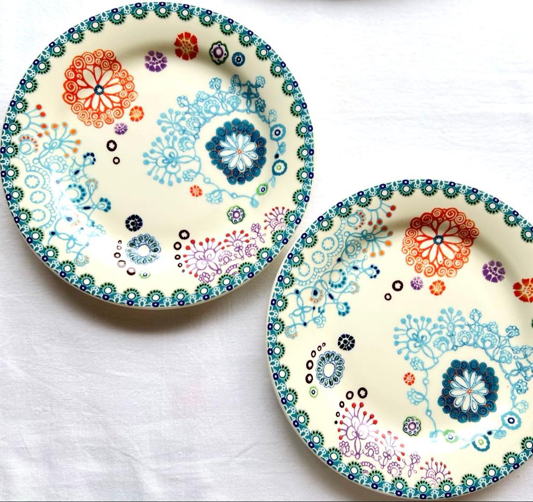 【新品】ジアン　サルタン　ペアプレート　Gien