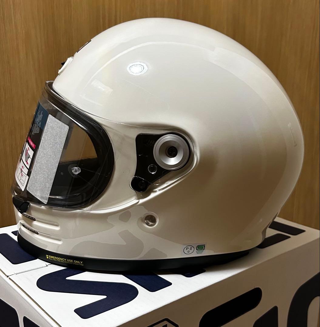 SHOEI Glamster フルフェイスヘルメット オフホワイト XLサイズ