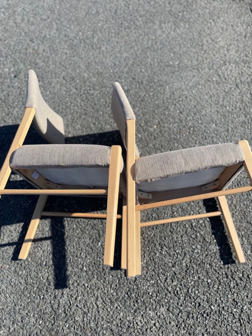 2脚セット　美品　ニトリ ダイニングチェア(NコレクションC-57)