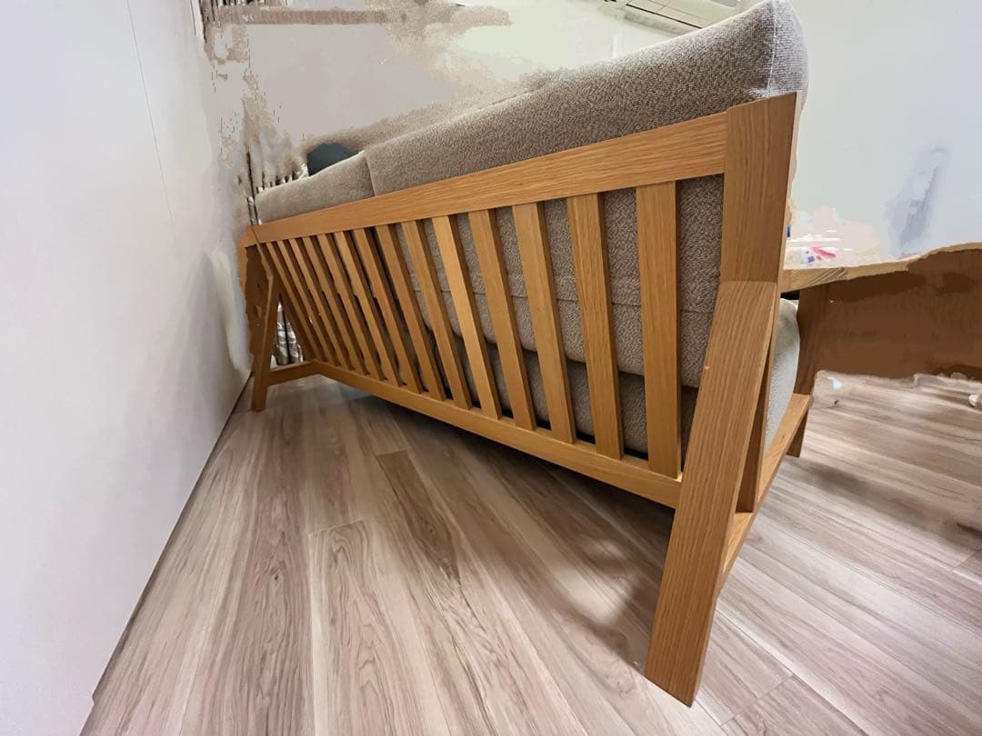 無印良品　ソファ2.5シーター木製フレーム