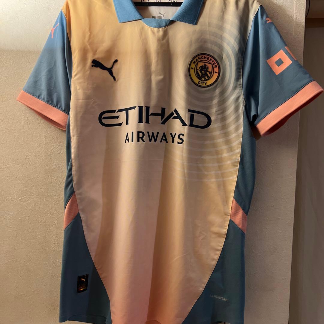 【美品】PUMA マンチェスター・シティ ユニフォーム 24/25 デ・ブライネ