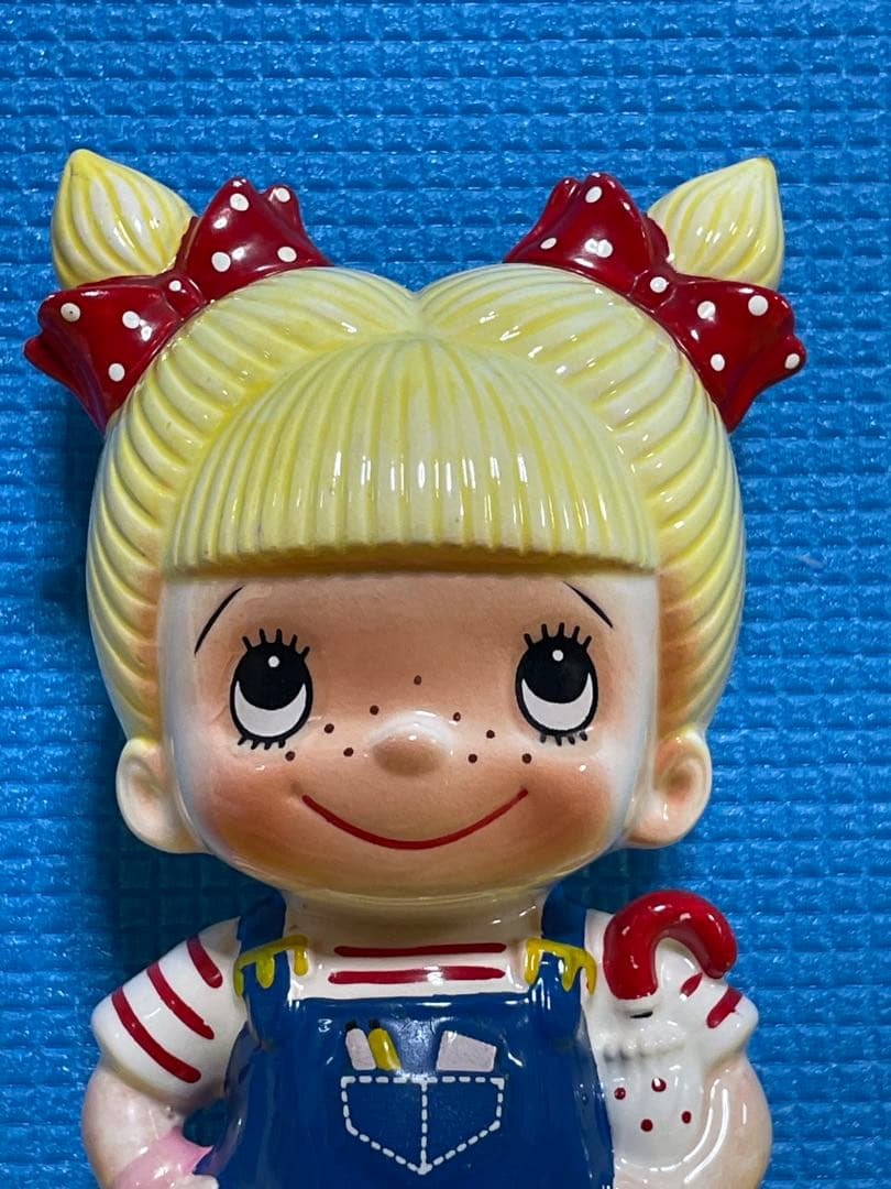 内藤ルネ　貯金箱　傘を持った女の子　JANE