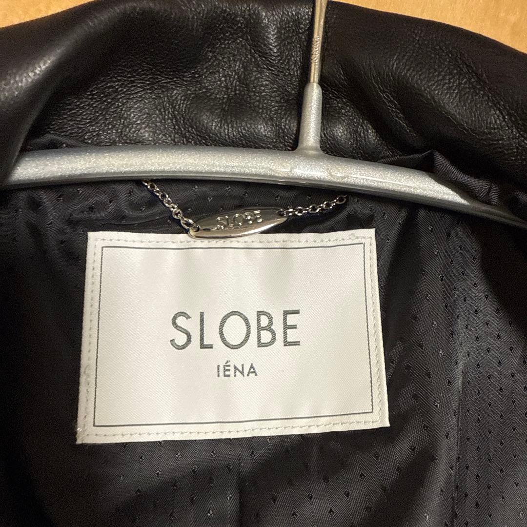 新品タグ付スローブイエナSLOBE IENAラムレザーライダースジャケット本革