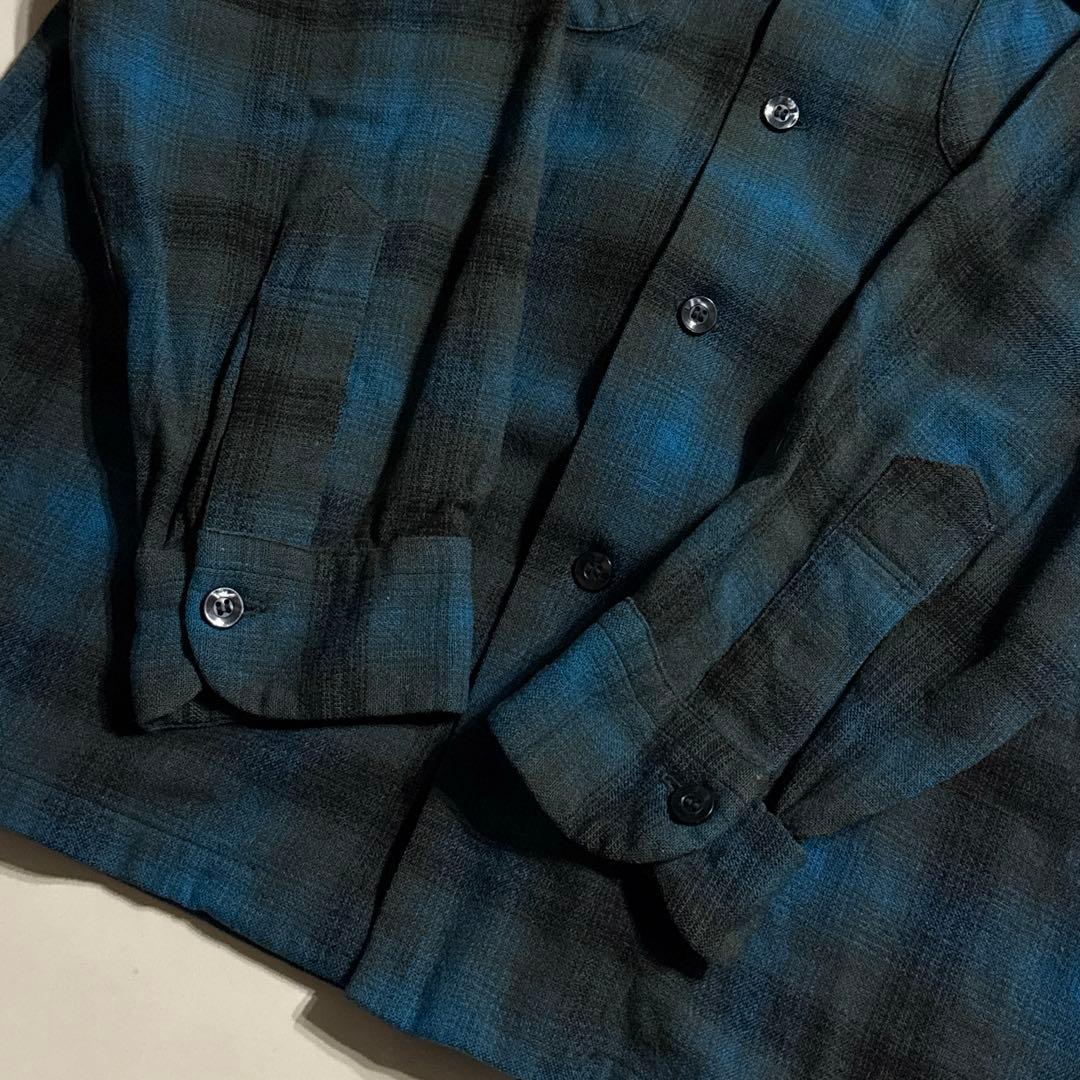 50's PENDLETON ボードシャツ フランネル オンブレ スペシャル