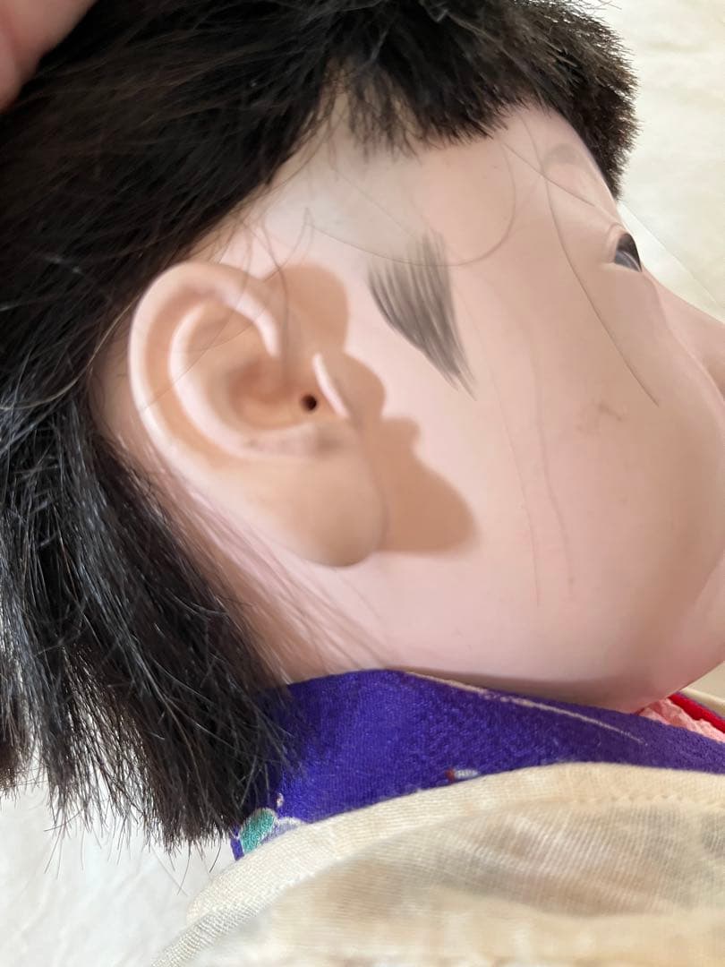 市松人形　鳴き人形　48センチ　アンティークドール