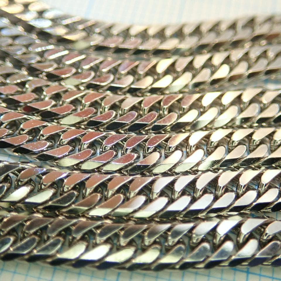 ■Pt850 喜平 6面Ｗダブル ネックレス 30g 50cm■プラチナ■キヘイ