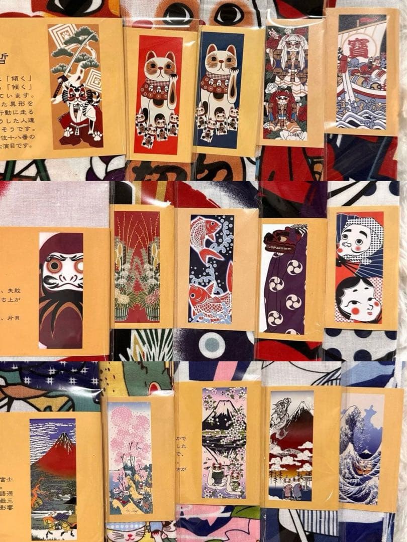 即日発送　新品　日本の伝統デザイン　日本製 手ぬぐい　15