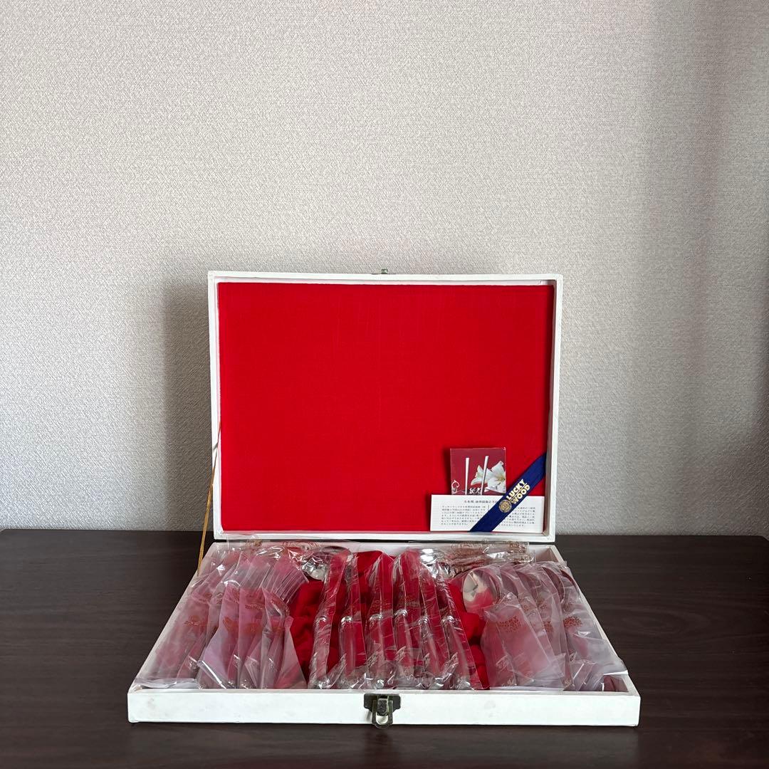 【未使用】ラッキーウッド　ロッキンガム　カトラリーセット　24P