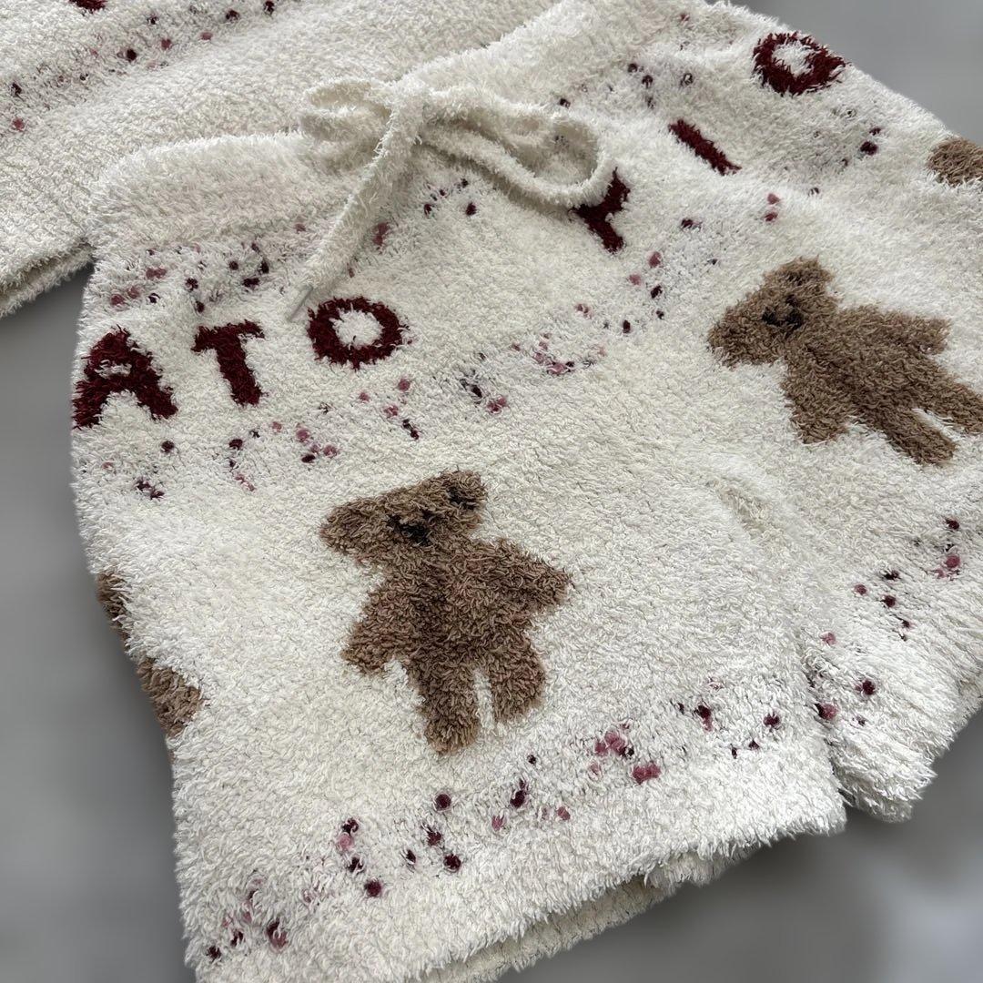 ジェラートピケ キッズ 130-140 くま柄セットアップ 美品