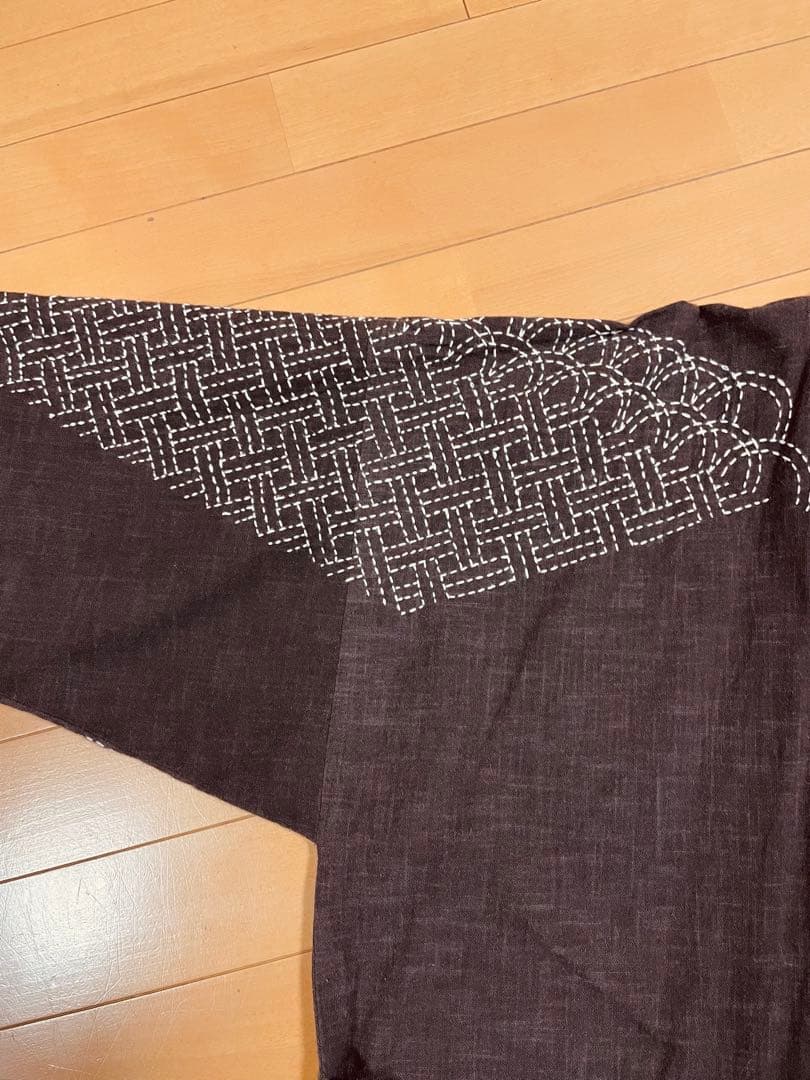 刺し子　作務衣