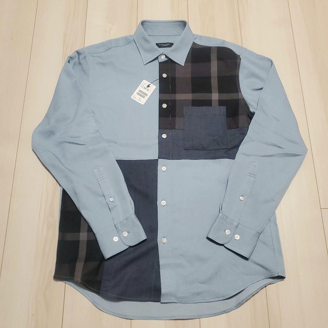 【新品・未使用】ブラックレーベル クレストブリッジ シャツ 薄青 M