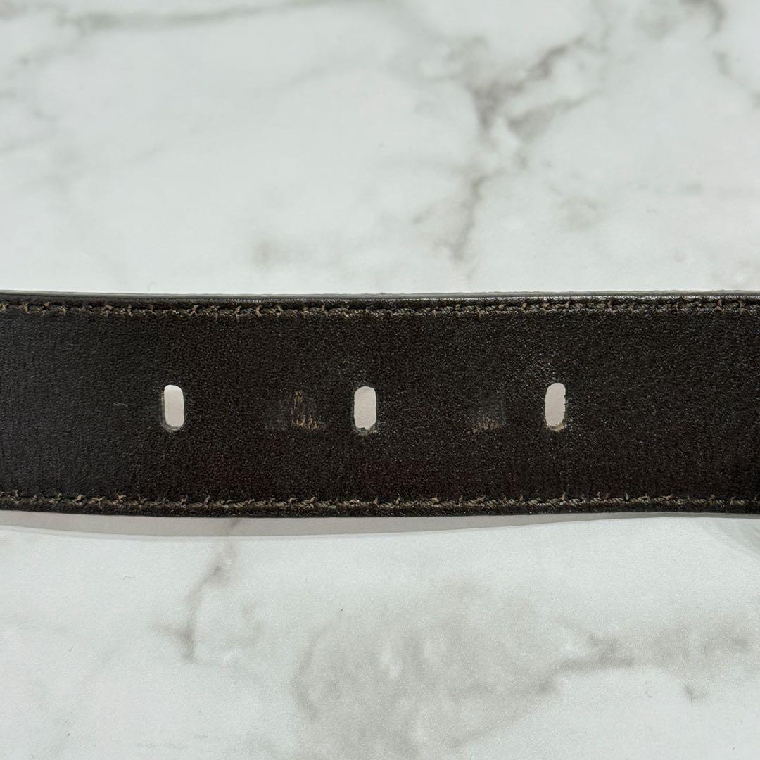 【極美品】 イヴサンローランリヴゴーシュ パイソンレザー フックバックル ベルト