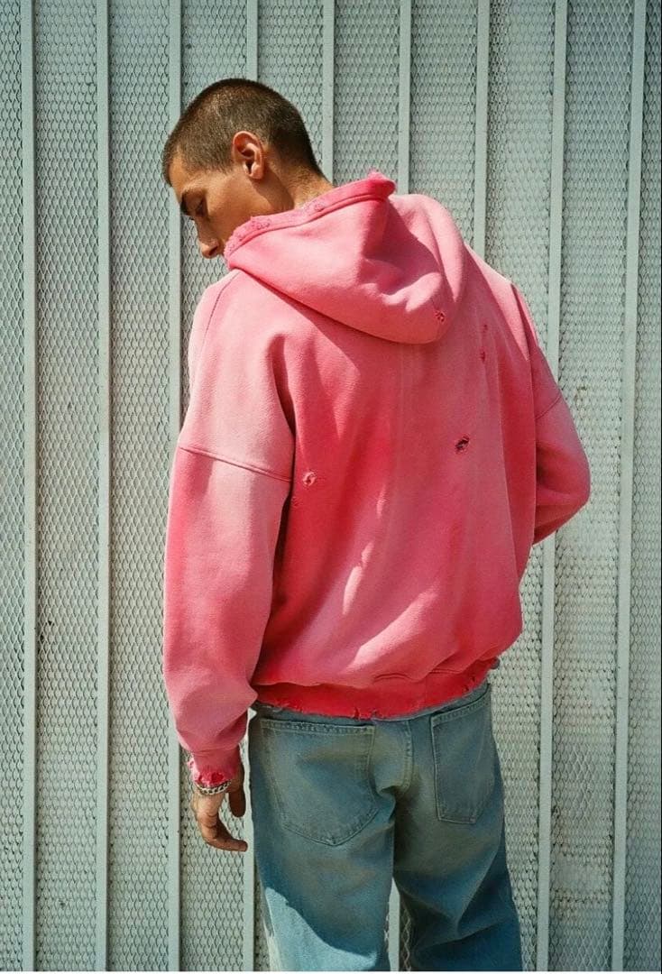 mooji mooji【新品未使用】ヴィンテージスウェットフーディー S