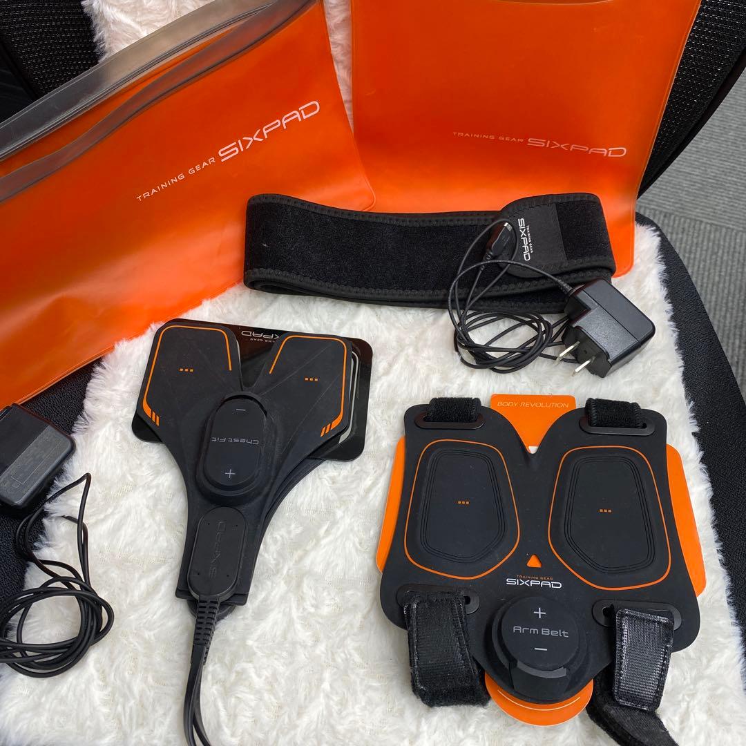 SIXPAD アームベルト等2セット EMSトレーニング