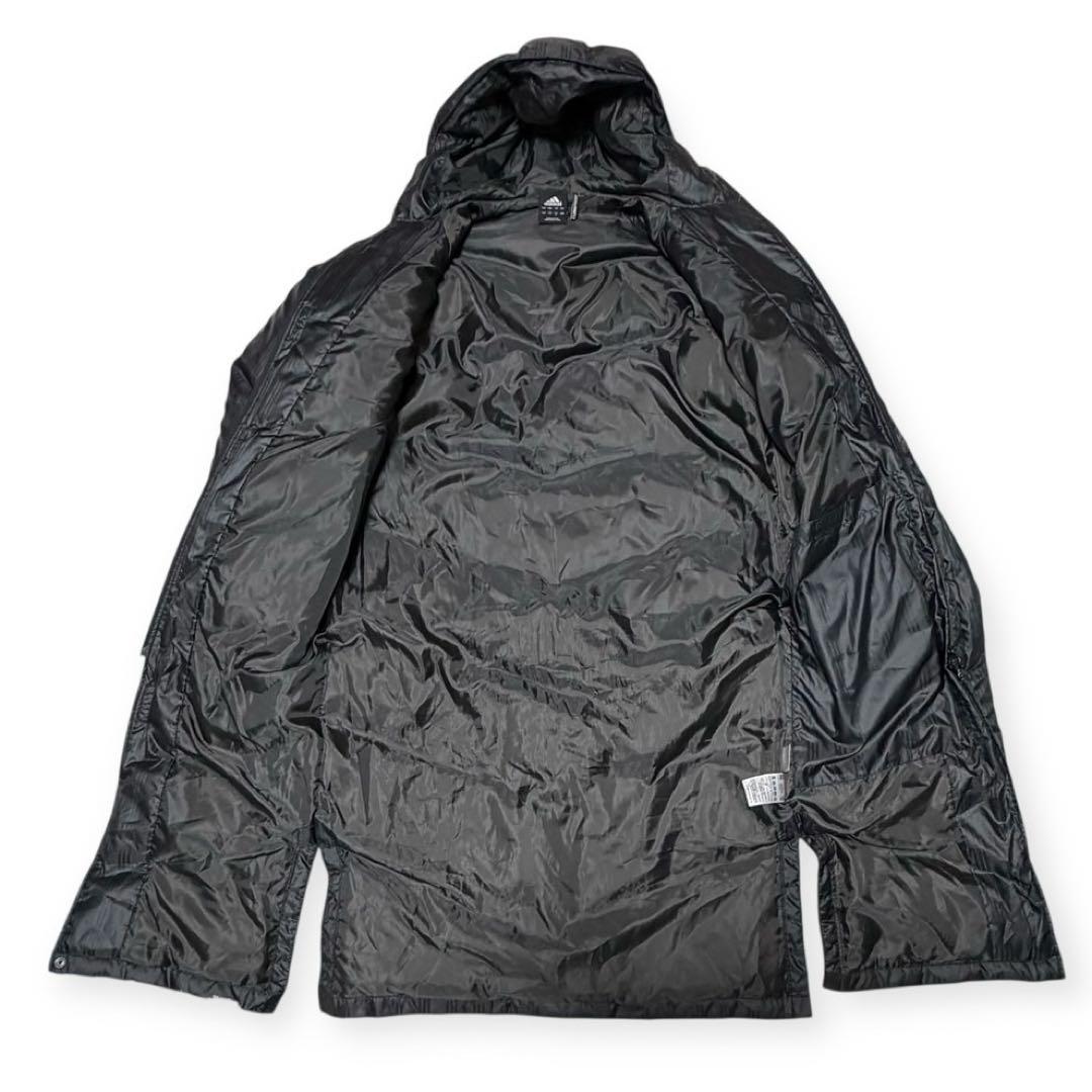 美品 アディダス ダウン　ベンチコート ロングコートCLIMAPROOF S