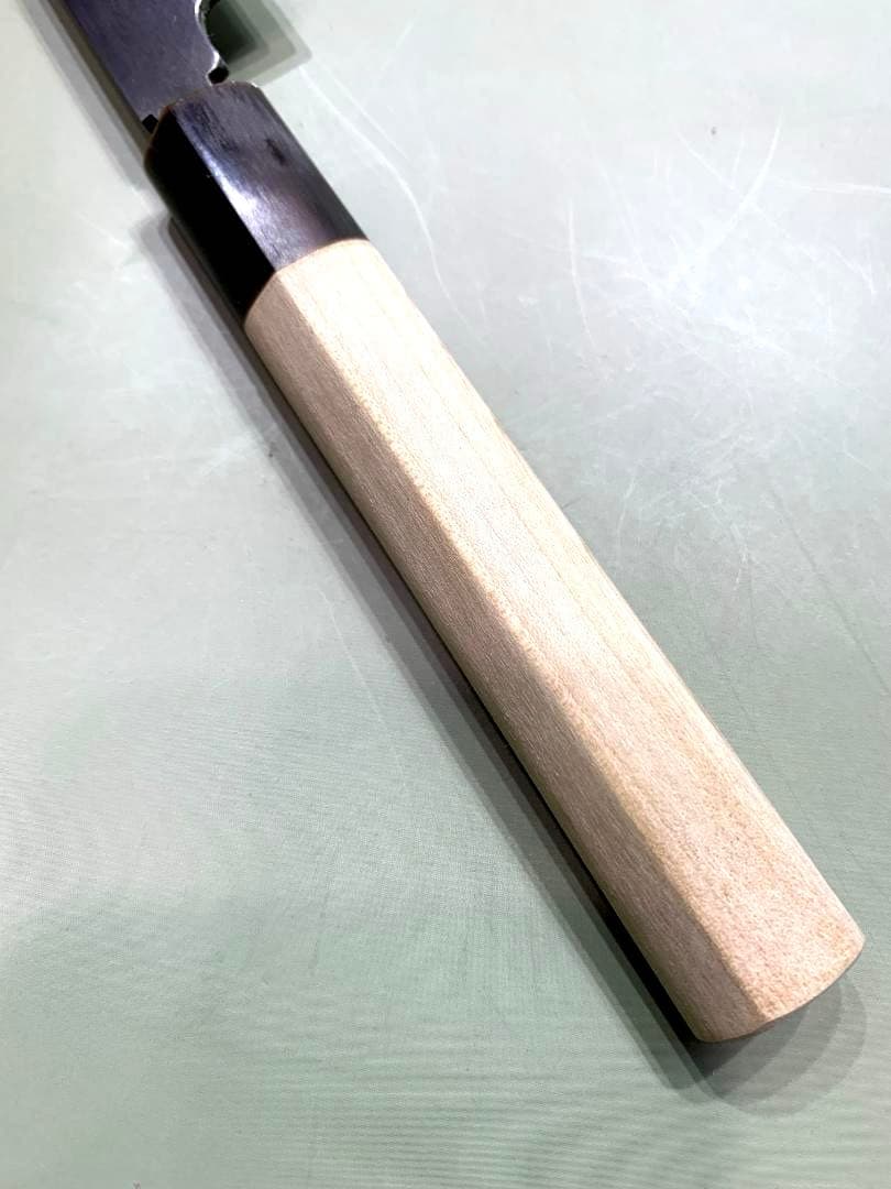 源宏明　柳刃包丁　刃渡り24cm