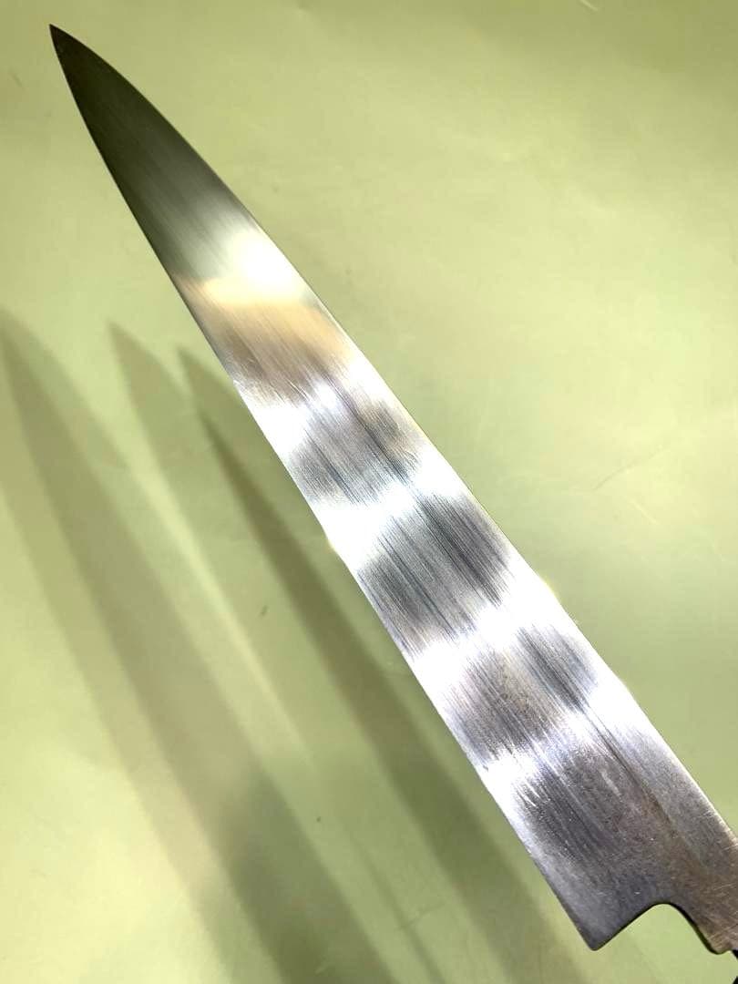 源宏明　柳刃包丁　刃渡り24cm