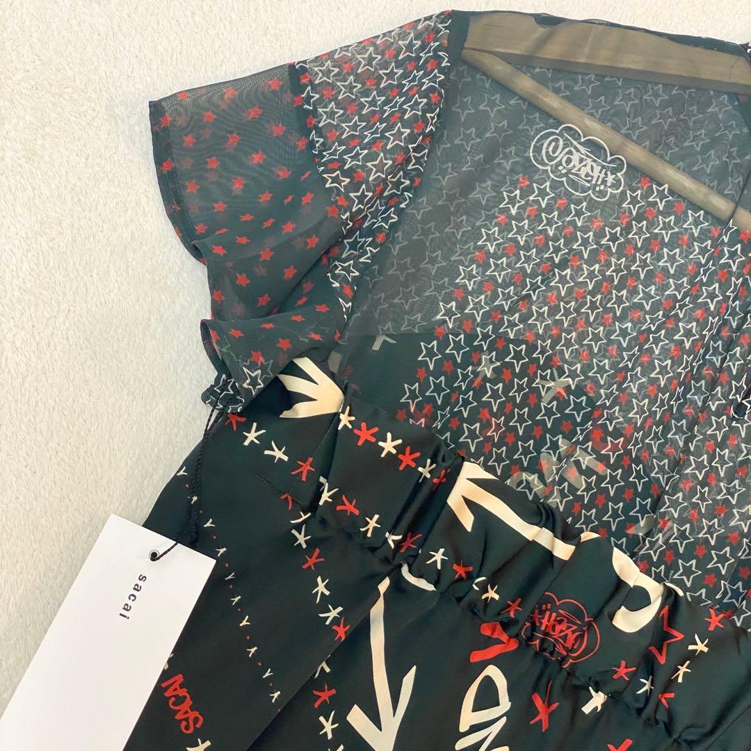 タグ付✨sacai サカイ×Eric Haze エリック・ヘイズ ブラウス