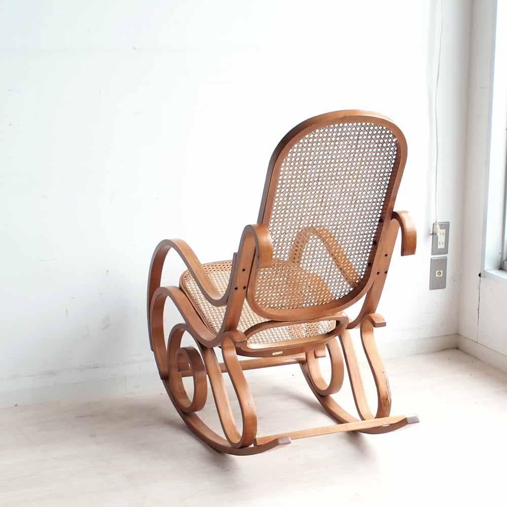 ビンテージ ベントウッド ロッキングチェア ラタン張り ZR24137