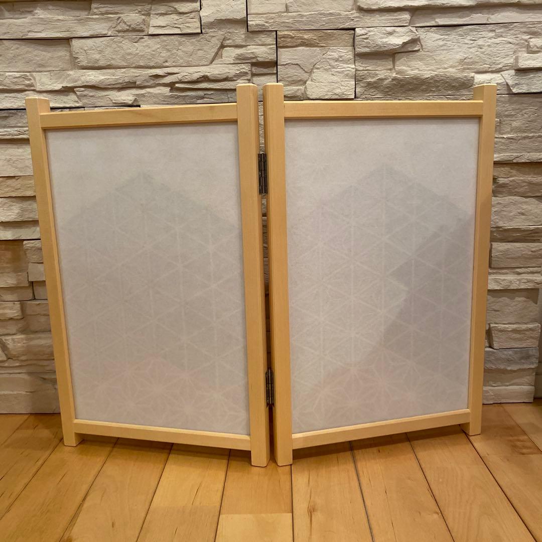 ⑧組子細工　衝立　パーテーション　伝統工芸品