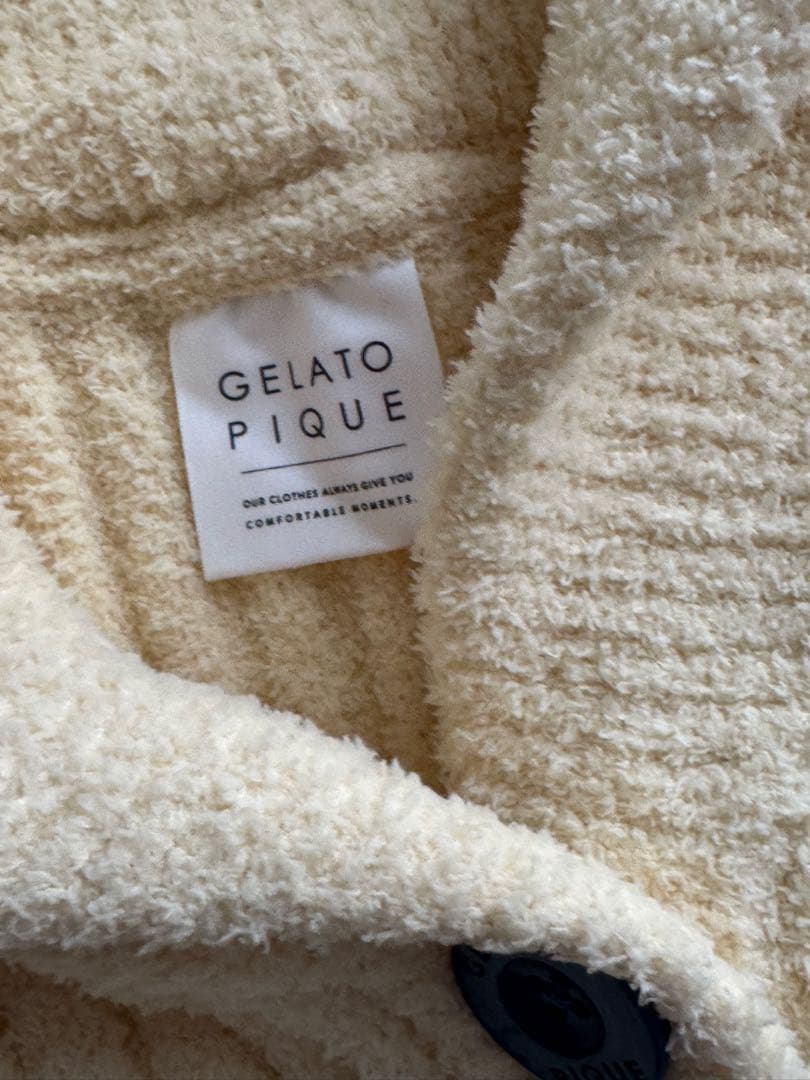 GELATO PIQUE スフレBUTTERショールカーディガン　ジェラートピケ