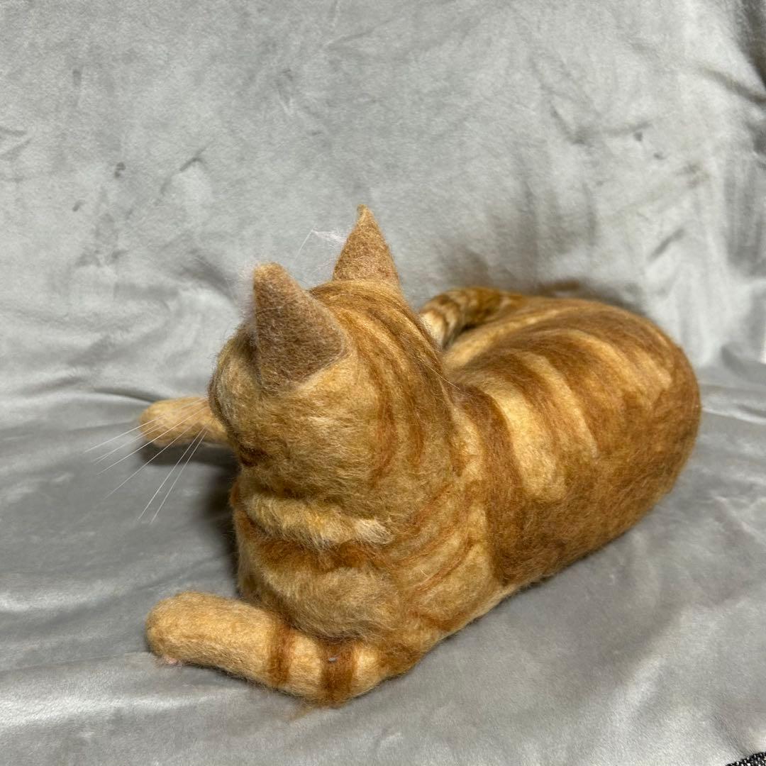 羊毛フェルト猫