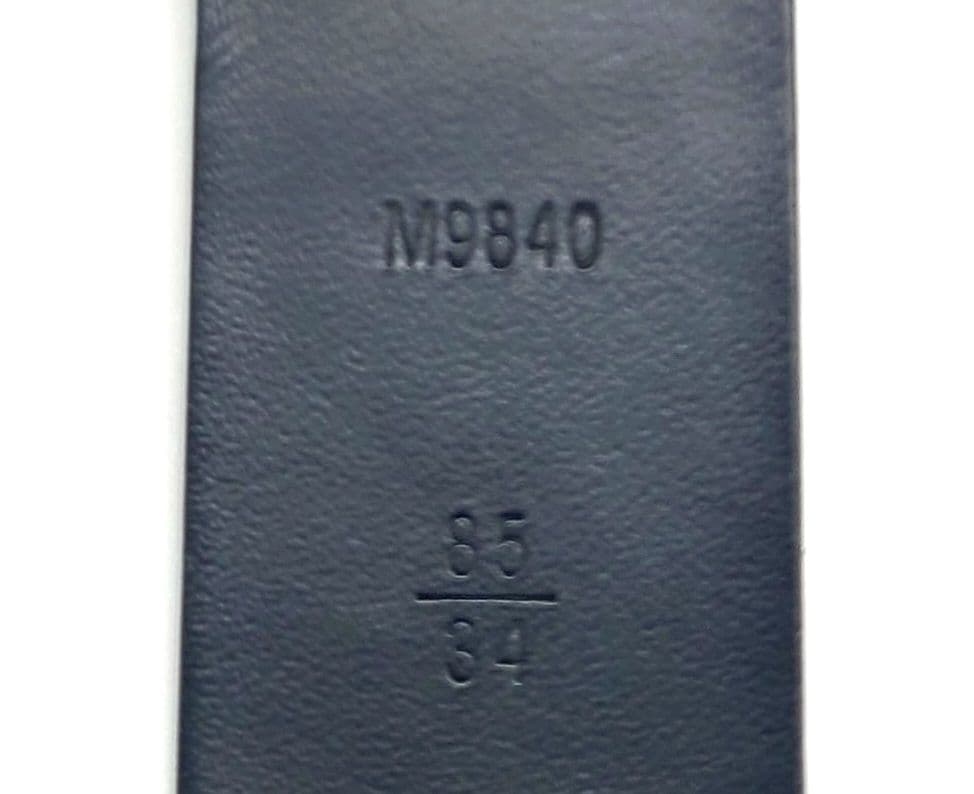 ルイヴィトン M9840 サンチュール アナグラム ブラック ベルト 85