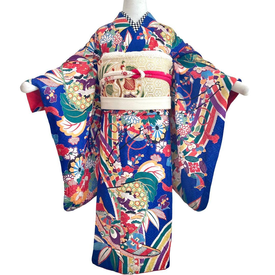 アンティーク　女の子　子供着物　七五三　アンティーク着物　NO24