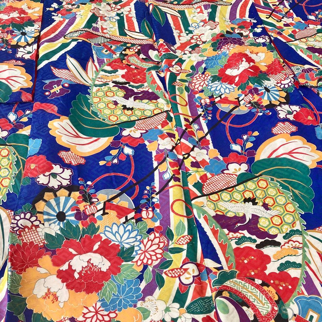 アンティーク　女の子　子供着物　七五三　アンティーク着物　NO24