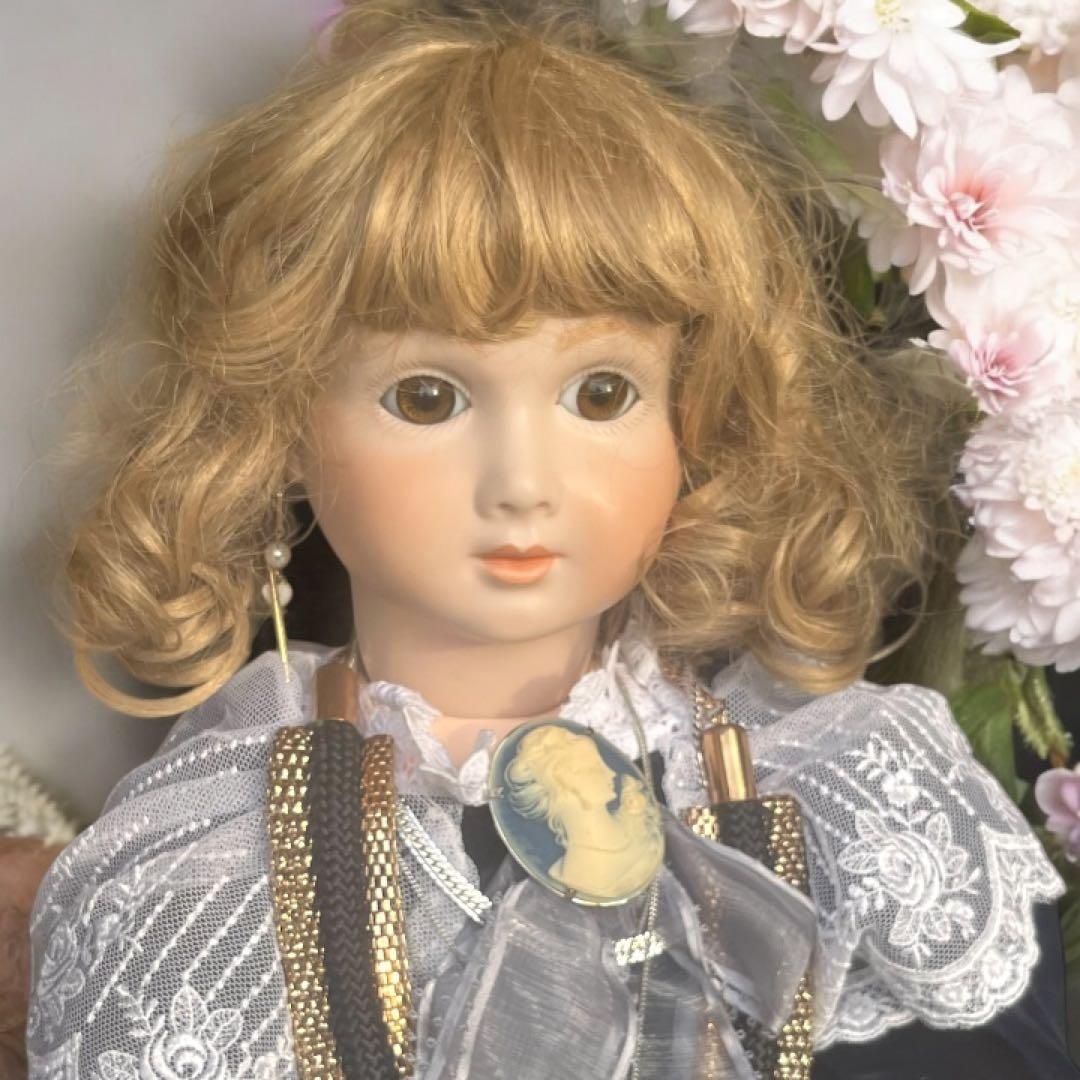 ローズ ビスクドール AT アーテー 海外作家様 シェルカメオ アメジスト