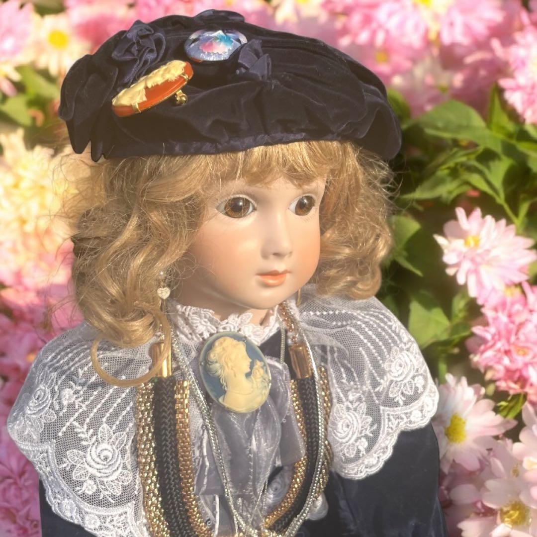 ローズ ビスクドール AT アーテー 海外作家様 シェルカメオ アメジスト