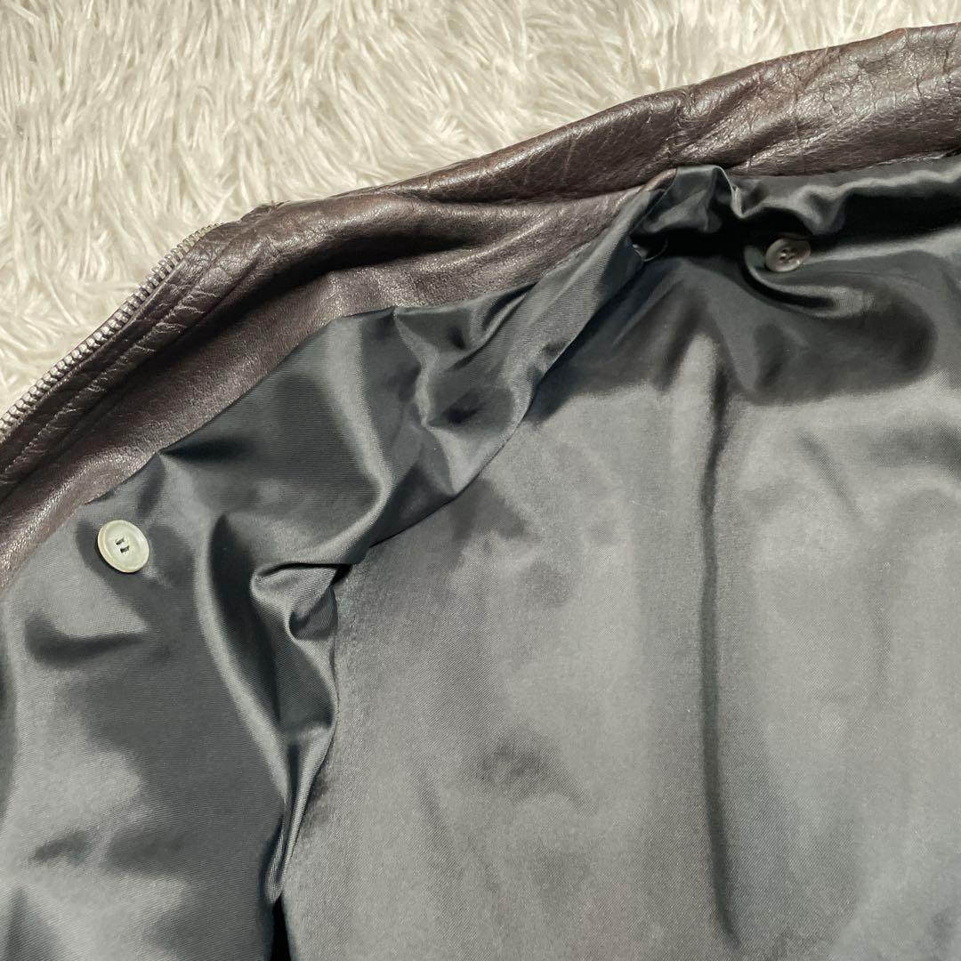 ヴィンテージ　A-2 レザージャケット　ダークブラウン　LL