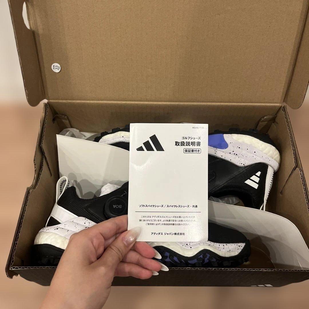 adidas コードカオス25 ボア ゴルフシューズ ブラック