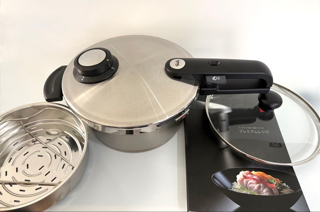 フィスラー Fissler プレミアム 圧力鍋 3.5L 5点セット