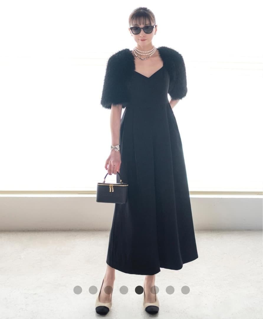 美品★DAISY LIN/デイジーリンフォクシードレスパンツ オールインワン40