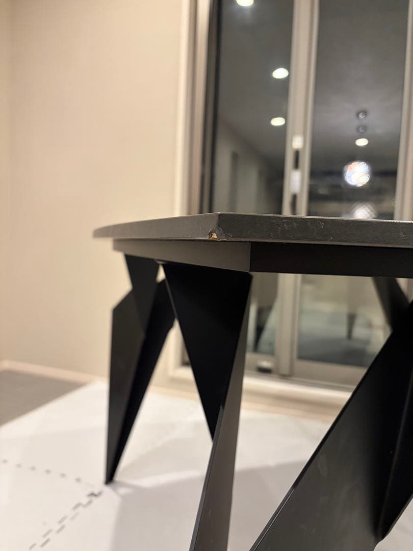 トーヨーキッチン　ダイニングテーブル　オリガミスクエア　120cm