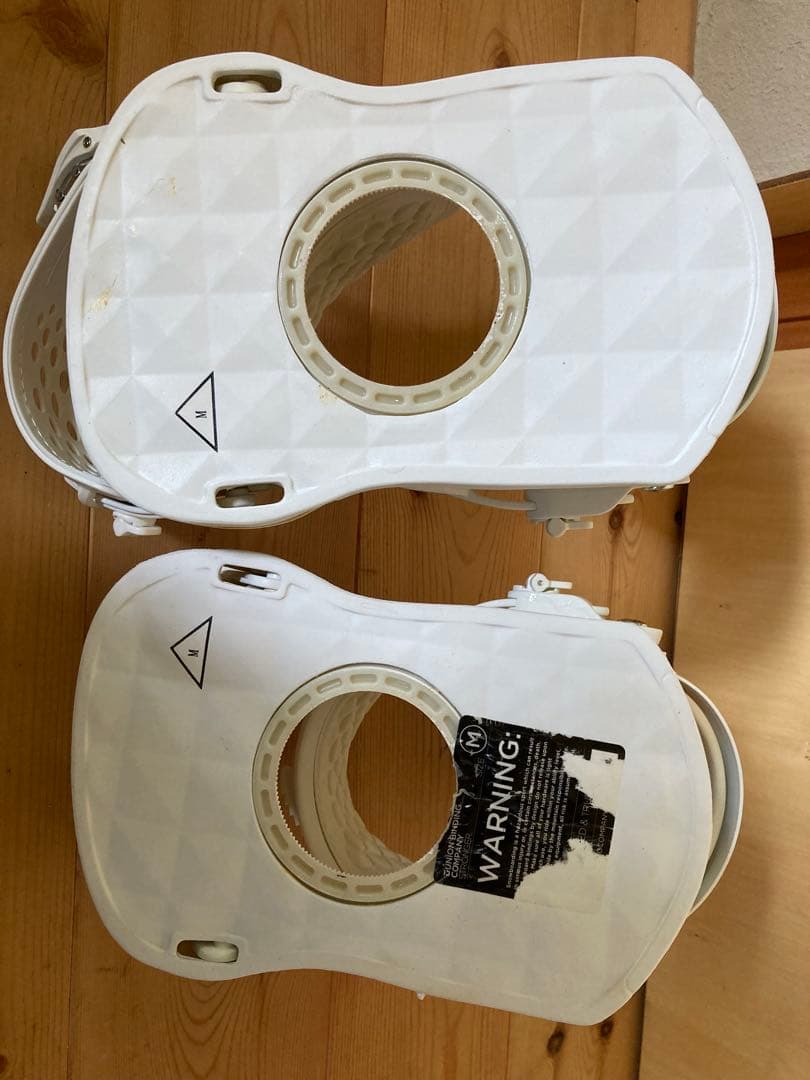 UNION LEGACY ホワイト スノーボードビンディング Mサイズ