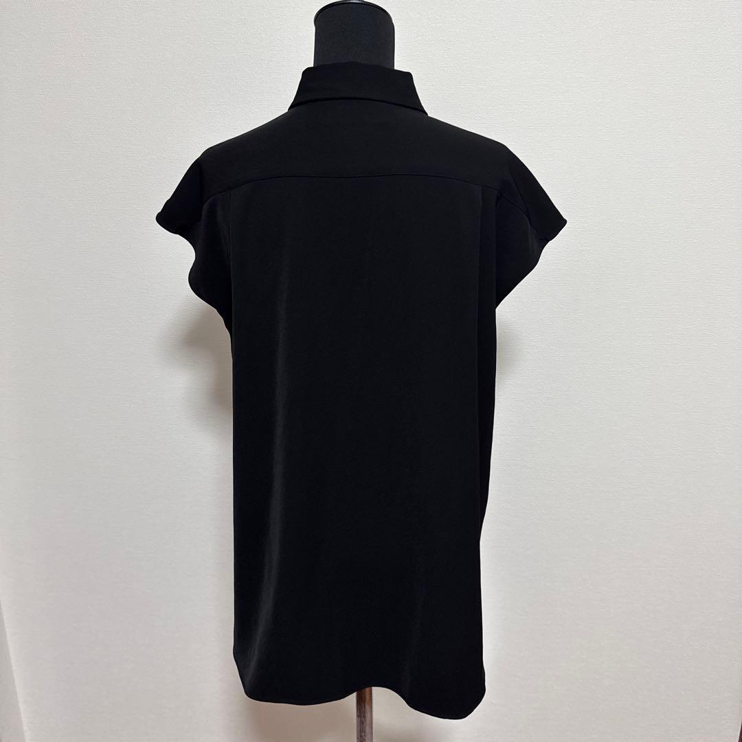 ソージュ soeju ヴィンテージサテンシャツ　ブラック