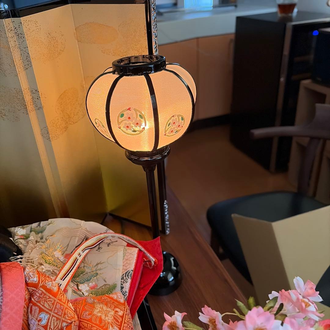 久月雛人形　十番親王飾り　草木染め