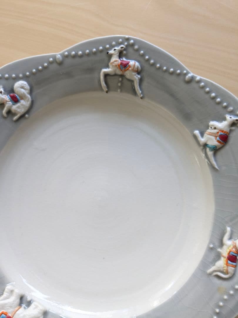 佐々木忍　メリーゴーランド プレート