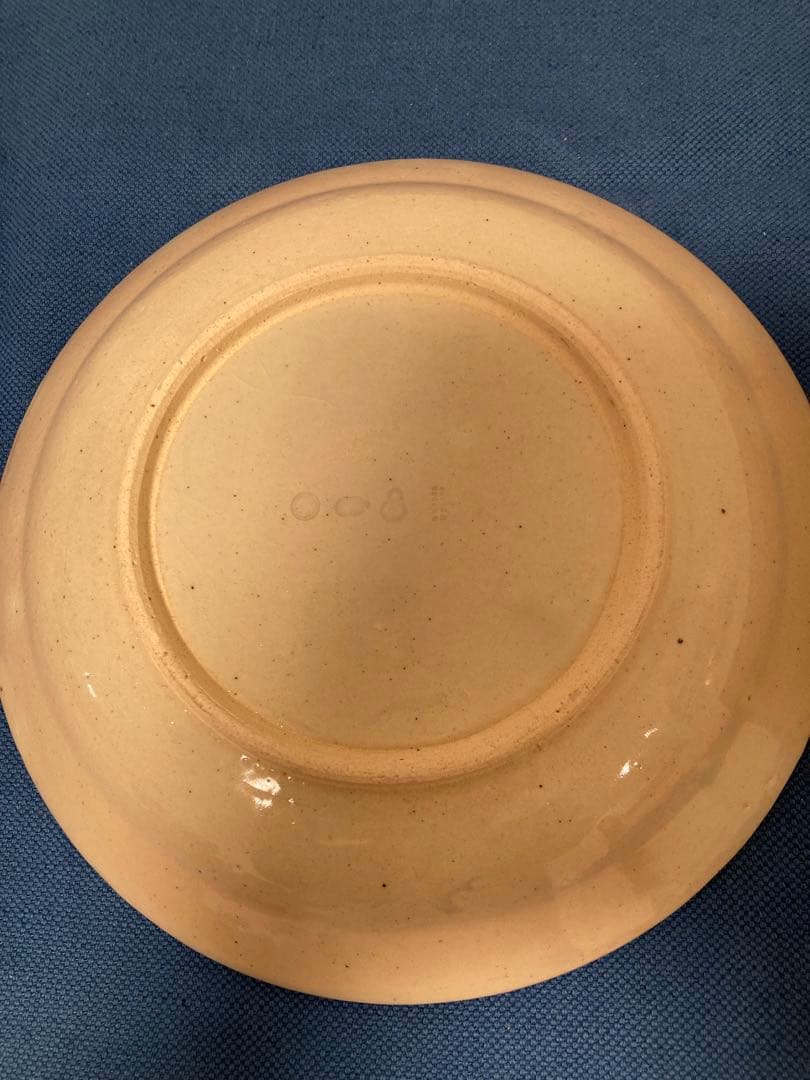 Scope 東屋　伊賀石本　花絵皿　菜の束　七寸半　未使用品