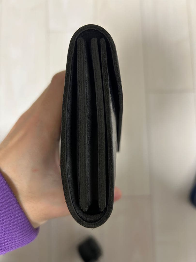 mt　Hender scheme long wallet black