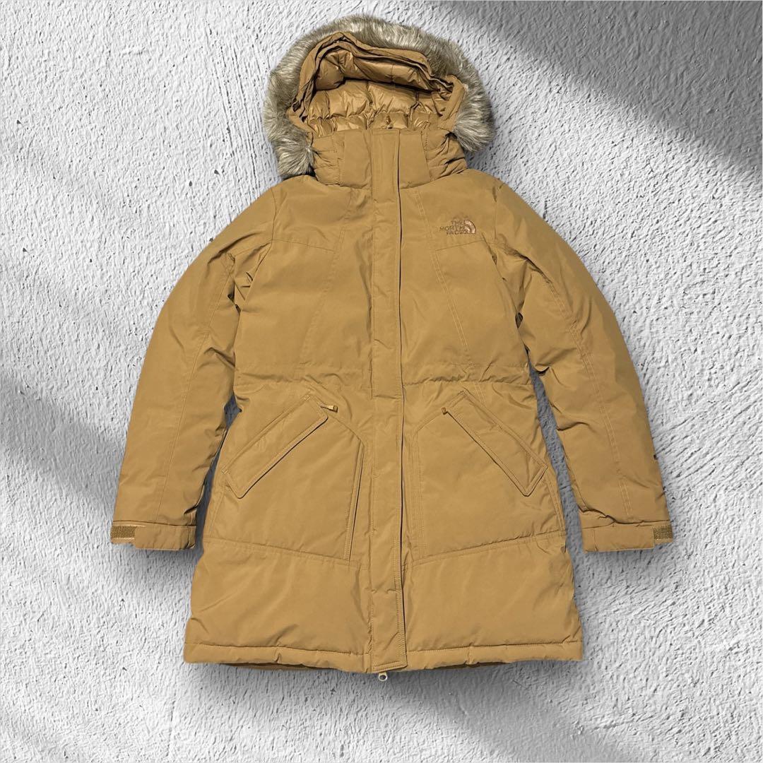 美品　韓国　ノースフェイス ロングダウン ダウン M No.132