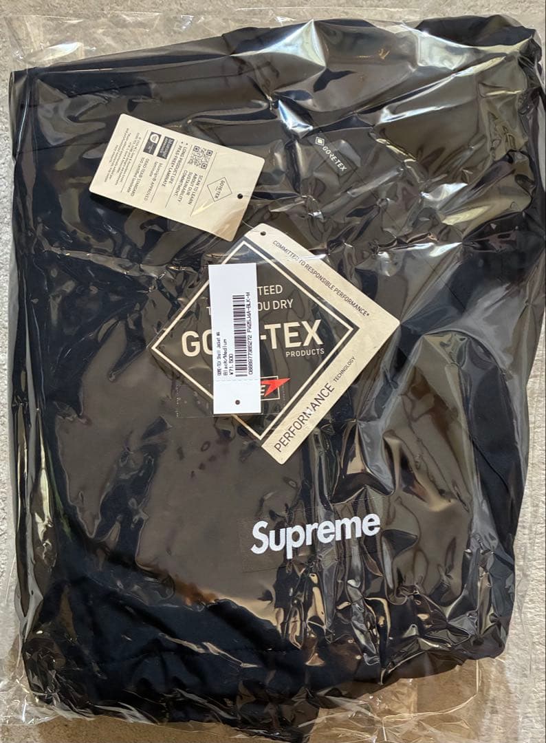 ジャケット・アウター Supreme GORE-TEX Shell Jacket Black M