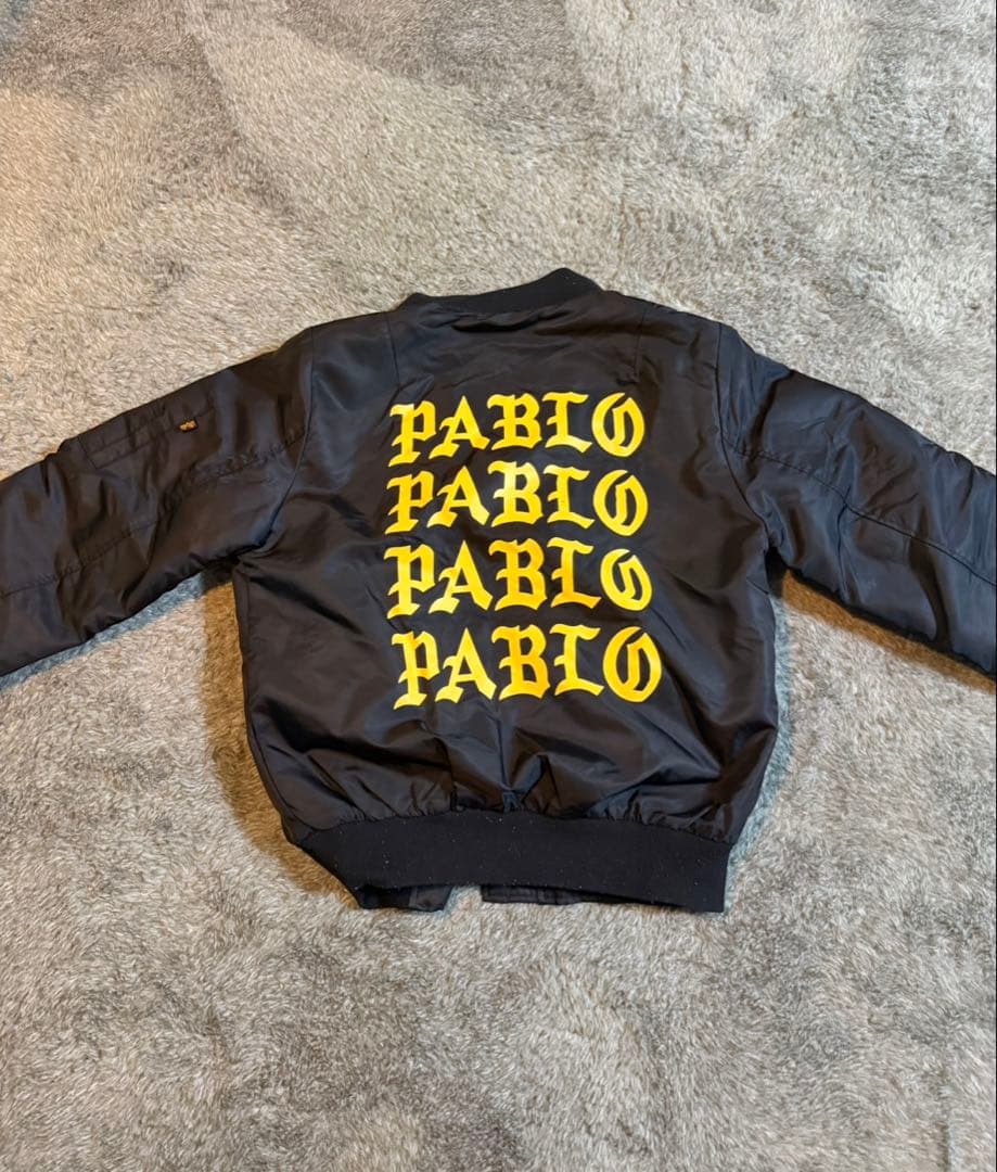 PABLO ブラックMA1ブルゾンジャケット