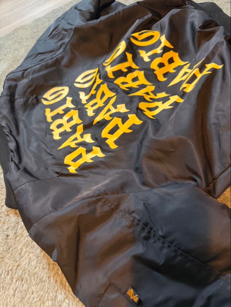 PABLO ブラックMA1ブルゾンジャケット